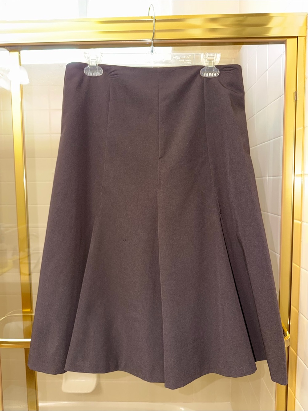 INC Classic A-Line Black Women's Skirt